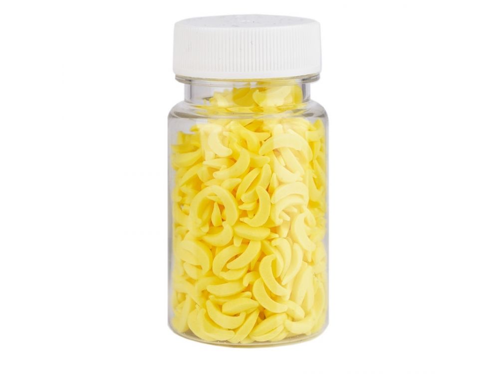 Sugar sprinkles - bananas, yellow, 30 g