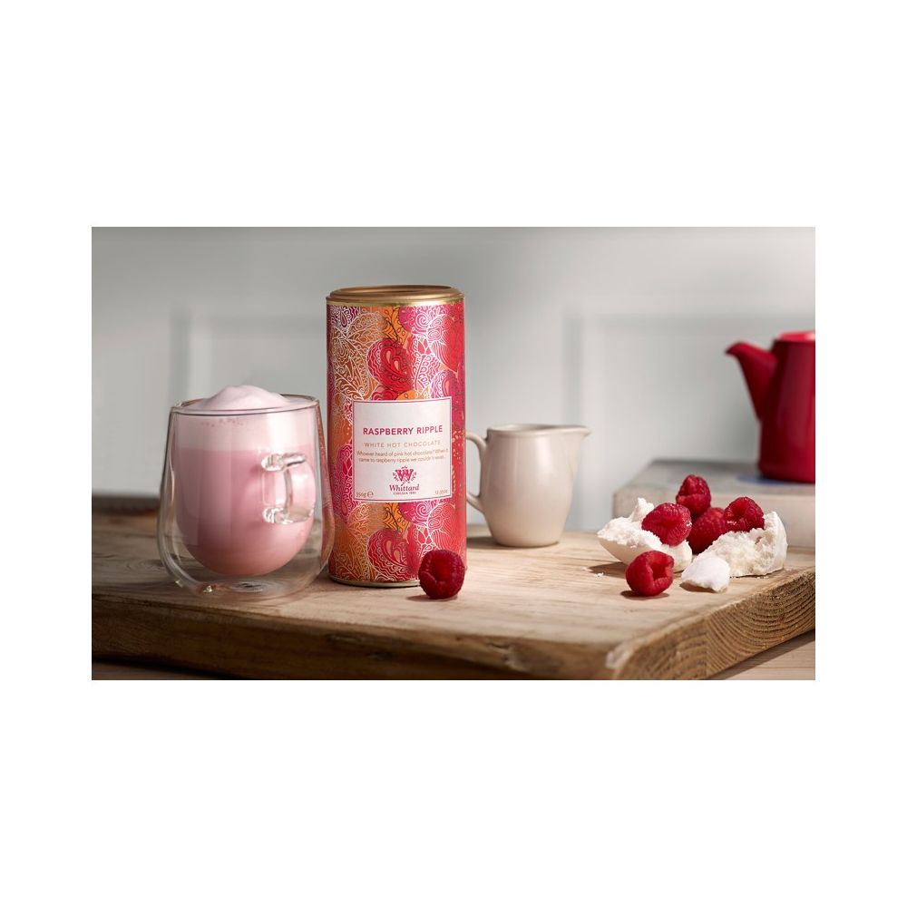 Hot chocolate in powder - Whittard - white, raspberry, 350 g