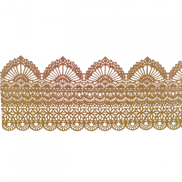 Sugar lace - Slado - antique gold, 35,5-37 cm, 3 pcs