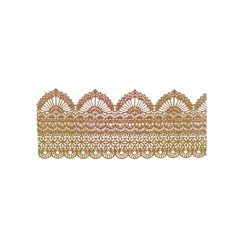 Sugar lace - Slado - antique gold, 35,5-37 cm, 3 pcs