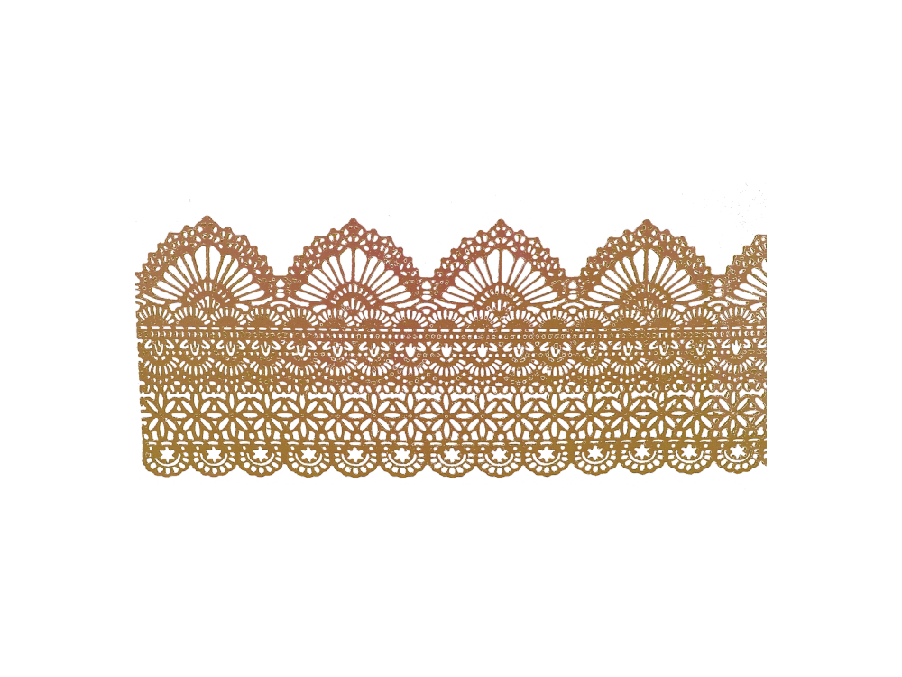 Sugar lace - Slado - antique gold, no. 05, 120 cm