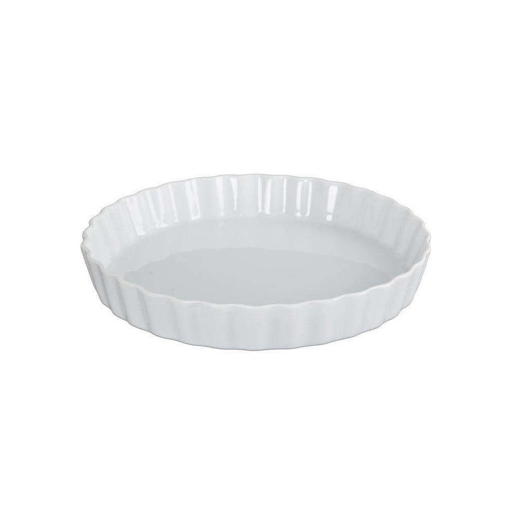 Ceramic tart dish - Orion - white, 11.5 cm