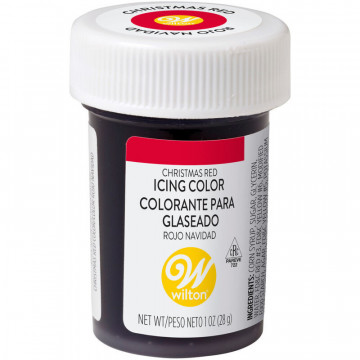 Food coloring gel - Wilton - christmas red, 28 g